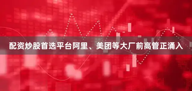 配资炒股首选平台阿里、美团等大厂前高管正涌入