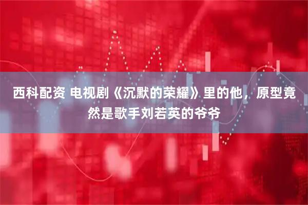 西科配资 电视剧《沉默的荣耀》里的他，原型竟然是歌手刘若英的爷爷